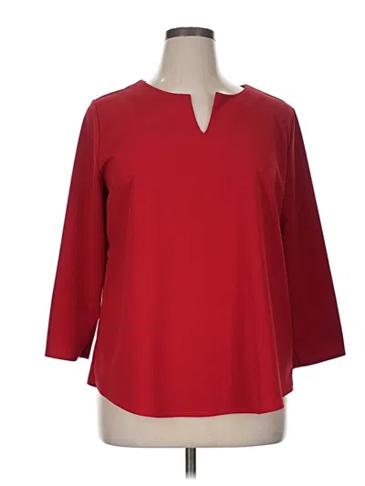 Pre-owned Van Heusen Pullover Sweater In Red