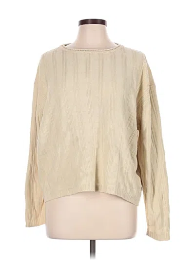 Pre-owned Van Heusen Pullover Sweater In Tan