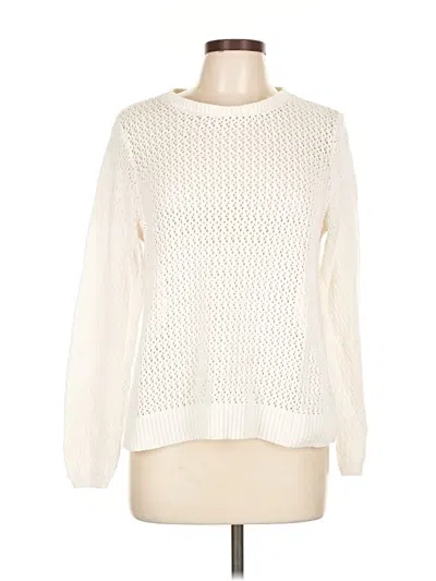 Pre-owned Van Heusen Pullover Sweater In White
