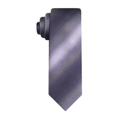 Van Heusen Purple Shaded Micro Geometric Tie In Multi
