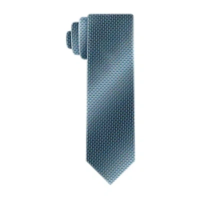 Van Heusen Shaded Geometric Tie In Blue