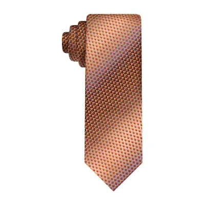 Van Heusen Shaded Geometric Tie In Brown