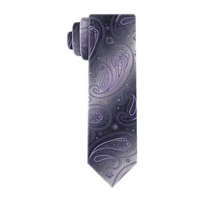 Van Heusen Shaded Paisley Tie In Purple