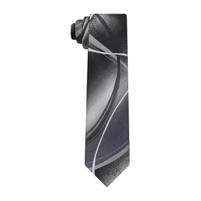 Van Heusen Shaded Panel Tie In Black