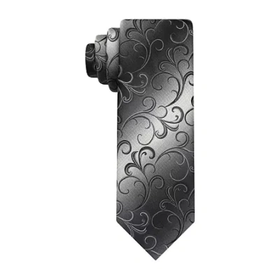 Van Heusen Shaded Scroll Tie In Black