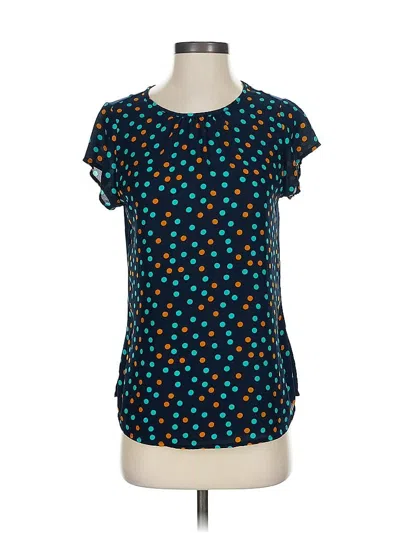 Pre-owned Van Heusen Short Sleeve T-shirt In Blue