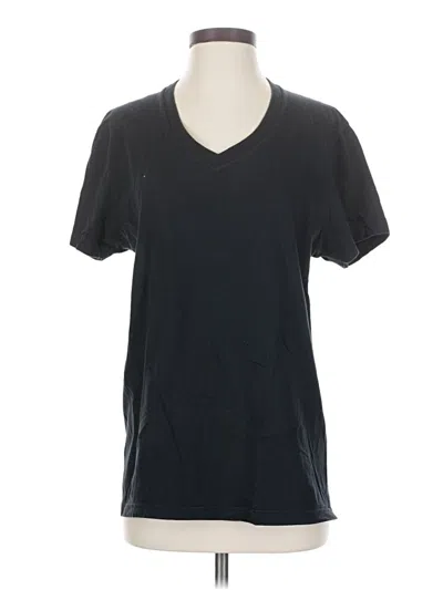 Pre-owned Van Heusen Short Sleeve T-shirt In Black