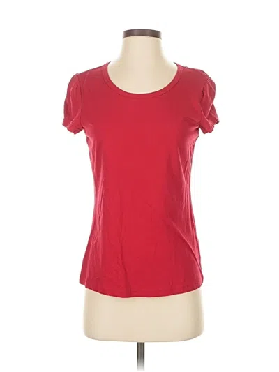 Pre-owned Van Heusen Short Sleeve T-shirt In Red