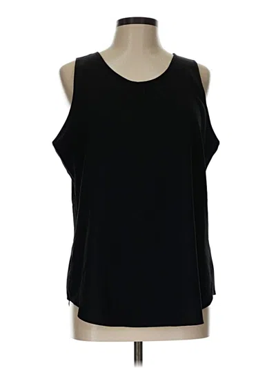 Pre-owned Van Heusen Sleeveless Blouse In Black