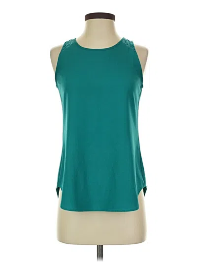Pre-owned Van Heusen Sleeveless Blouse In Teal