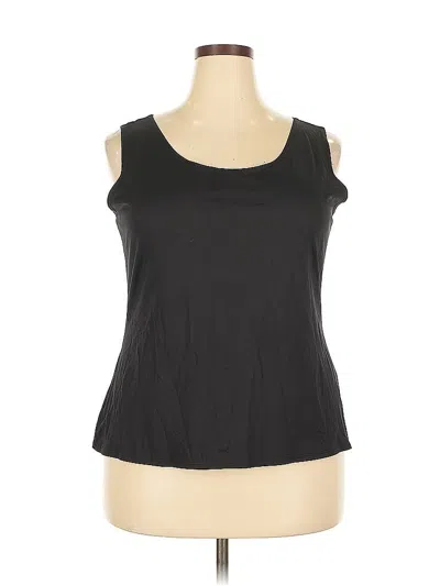 Pre-owned Van Heusen Sleeveless T-shirt In Black
