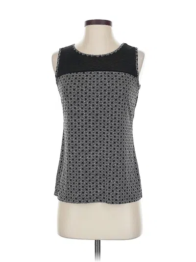 Pre-owned Van Heusen Sleeveless Top Gray Square Neckline Tops