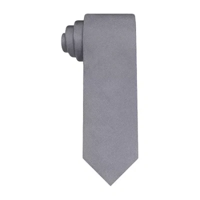 Van Heusen Soft Solid Tie In Gray