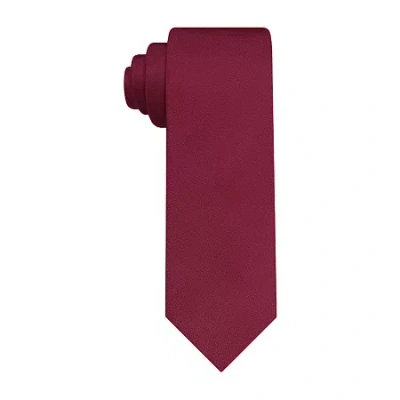 Van Heusen Soft Solid Tie In Burgundy