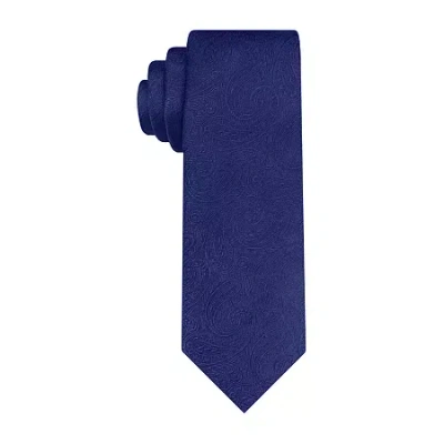 Van Heusen Tonal Paisley Tie In Blue