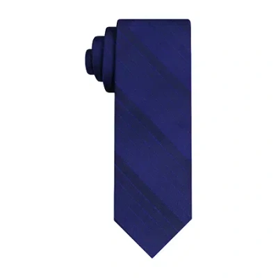 Van Heusen Tonal Striped Tie In Blue