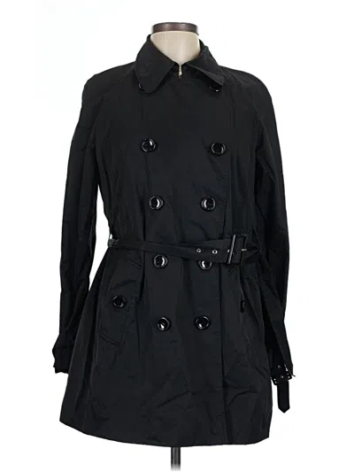 Pre-owned Van Heusen Trenchcoat In Black