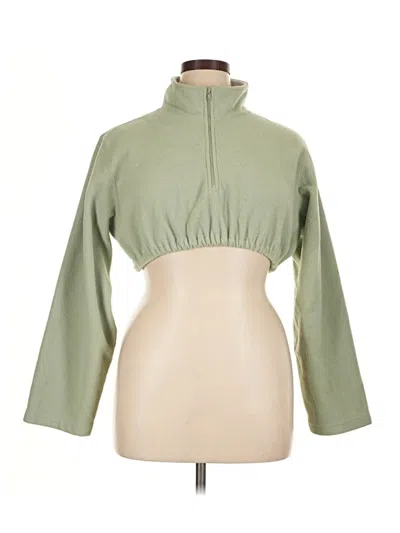 Pre-owned Van Heusen Turtleneck Sweater In Green