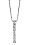 Van Heusen Twisted Tube Pendant Necklace