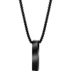 Van Heusen Vertical Bar Pendant Necklace In Black