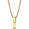 Van Heusen Vertical Bar Pendant Necklace In Gold