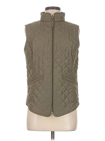 Pre-owned Van Heusen Vest In Green