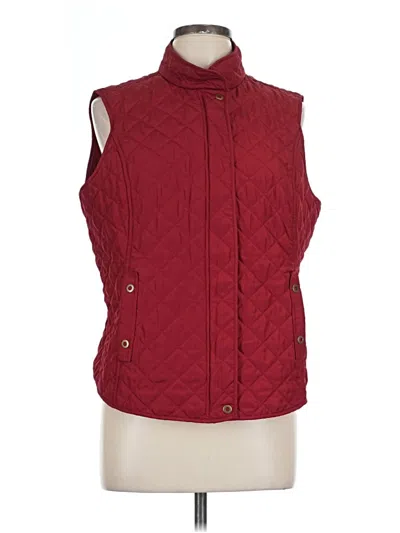 Pre-owned Van Heusen Vest In Red