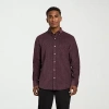 Van Heusen Weekend Mens Long Sleeve Regular Fit Wrinkle Free Button-down Shirt In Burgundy
