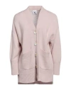 Van Kukil Woman Cardigan Light Pink Size S Cashmere