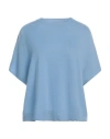 Van Kukil Woman Sweater Light Blue Size S Cashmere