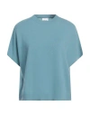 Van Kukil Woman Sweater Pastel Blue Size S Cashmere