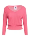 Van Kukil Woman Sweater Pink Size S Cashmere