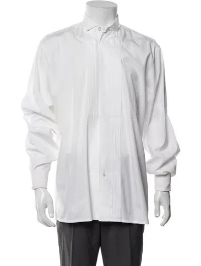 Pre-owned Van Laack Long Sleeve Dress Shirt In White