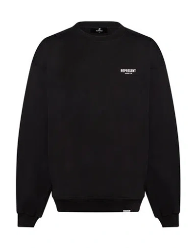Van Laack Man Sweatshirt Black Size S Cotton