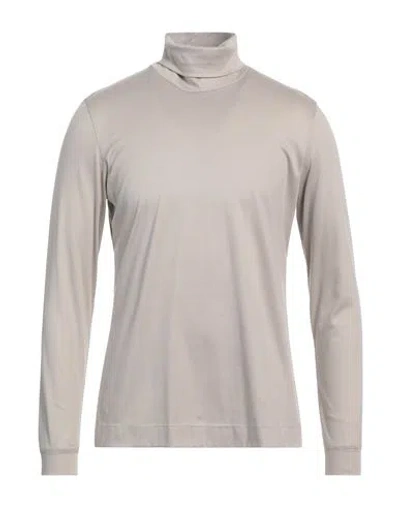 Van Laack Man T-shirt Taupe Size Xl Cotton