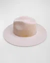 Van Palma Basile Chained Merino Wool Fedora In Pink