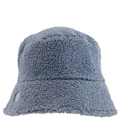 Van Palma Faux Shearling Bucket Hat In Blue