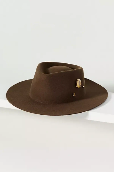 Van Palma Georgina Wool Rancher In Brown