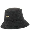 Van Palma Gina Toquilla Straw Hat In Black