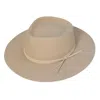 Van Palma India Wool Felt Fedora Hat In Ivory In White