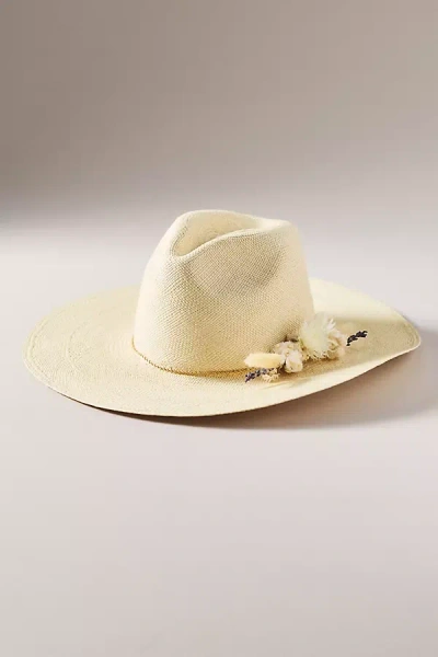 Van Palma Lison Straw Hat In Yellow