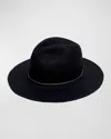 Van Palma Luisa Straw Hat With Chain In Black