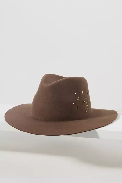 Van Palma Luna Wool Rancher In Brown