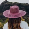 Van Palma Opale Junior Straw Hat In Blush In Gold