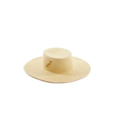 Van Palma Straw Hat In Neutral