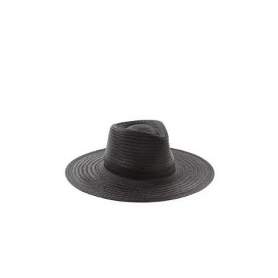 Van Palma Straw Hat In Black