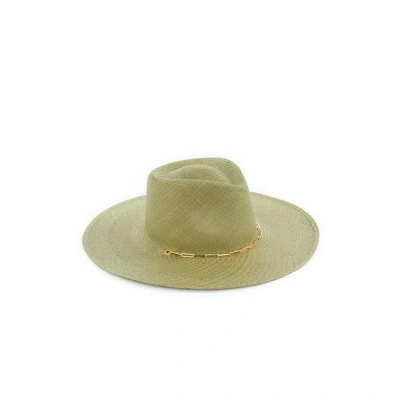 Van Palma Straw Hat In Green
