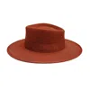 Van Palma Vantis Wool Hat In Terracotta In Brown