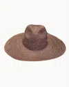 Van Palma Women's Eva Hat In Chocolate In Gold