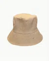 Van Palma Women's Sofia Jute Bucket Hat In Natural In White
